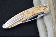 Chris Reeve Knives Mnandi Gentleman's Knife - Box Elder Wood Inlay (A6) MNA-1008 - Northwest Knives