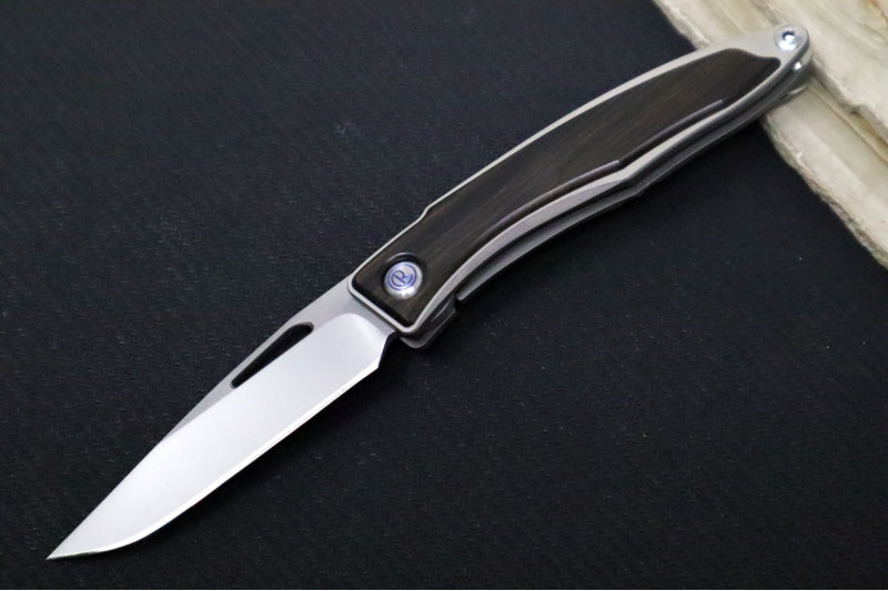 Chris Reeve Knives Mnandi Gentleman's Knife - Macassar Wood Inlay / CPM-Magnacut Steel (A6) MNA-1016 - Northwest Knives