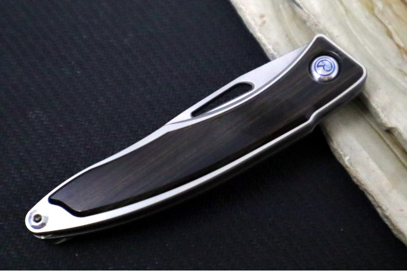 Chris Reeve Knives Mnandi Gentleman's Knife - Macassar Wood Inlay / CPM-Magnacut Steel (A6) MNA-1016