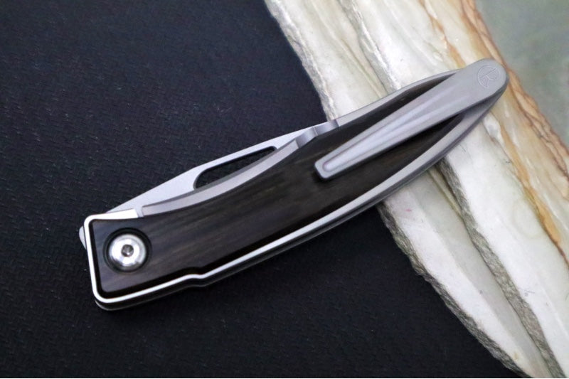 Chris Reeve Knives Mnandi Gentleman's Knife - Macassar Wood Inlay / CPM-Magnacut Steel (A6) MNA-1016