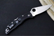 Spyderco Endela - Black FRN Handle / Satin Drop Point Blade / VG-10 Steel - C243PBK - Northwest Knives