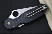 Spyderco Paramilitary 3 Lightweight - Black FRN / Satin BD1N Blade - Northwest Knives