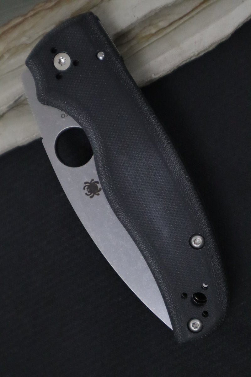 Spyderco Shaman - Black G10 / Satin CPM-S30V Blade - Northwest Knives