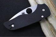 Spyderco Lil Native Compression Lock - Black G10 / Satin CPM-S30V Blade - Northwest Knives
