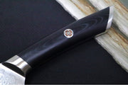 Cangshan Cutlery KURO Series 3pc Starter Set - Forged X-7 Damascus - Ashwood Magnetic Sheath 504319 - Northwest Knives