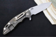 Rick Hinderer Knives XM-18 - 3.5" - Harpoon Spanto / Battle Bronze Finish / OD Green G-10 - Northwest Knives