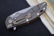 Rick Hinderer Knives XM-18 - 3.5" - Harpoon Spanto / Battle Bronze Finish / Orange G-10 - Northwest Knives