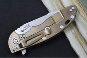 Rick Hinderer Knives XM-18 - 3.5" - Harpoon Spanto / Stonewashed Bronze Finish / OD Green G-10 - Northwest Knives