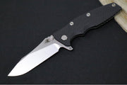 Rick Hinderer Knives Eklipse 3.5" Skinny - Hollow Ground Slicer Blade / CPM-Magnacut Steel / Black G-10 & Titanium Handle - Northwest Knives