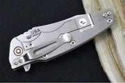 Rick Hinderer Knives Eklipse 3.5" Skinny - Hollow Ground Slicer Blade / CPM-Magnacut Steel / OD Green G-10 & Titanium Handle - Northwest Knives