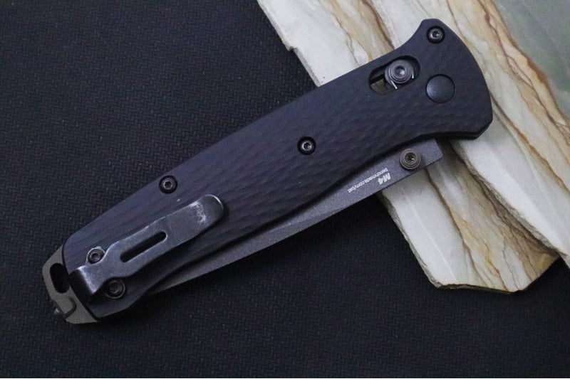 Benchmade 537SGY-03 Bailout - CPM-M4 Steel / Tanto Blade with Serrations / Black Anodized Aluminum Handle