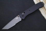 Benchmade 537SGY-03 Bailout - CPM-M4 Steel / Tanto Blade with Serrations / Black Anodized Aluminum Handle - Northwest Knives
