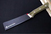 Microtech Boning Knife - M390MK Steel / Stonewashed Finish / OD Green G-10 Handle 3100-10OD - Northwest Knives