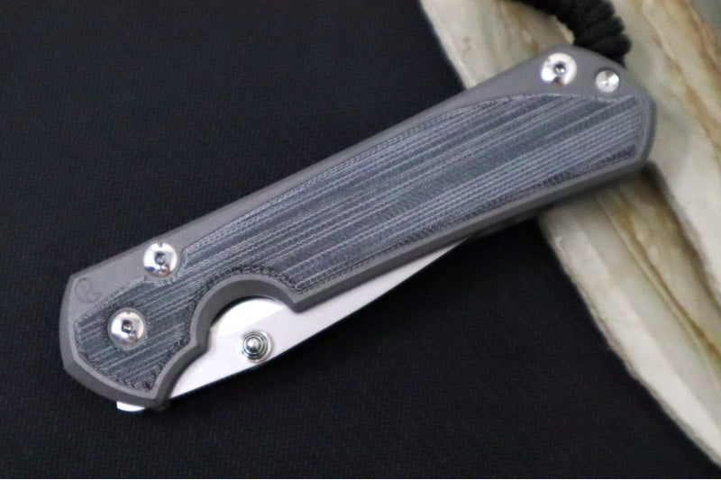 Chris Reeve Large Sebenza 31 Polished - Drop Point Blade / CPM-Magnacut Steel / Black Micarta Inlay L31-1236