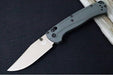 Benchmade 15536TN-02 Taggedout Manual Folder - Elmax Steel / Clip Point Blade / Deep Olive Grivory Handle - Northwest Knives