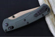 Benchmade 15536TN-02 Taggedout Manual Folder - Elmax Steel / Clip Point Blade / Deep Olive Grivory Handle - Northwest Knives