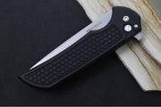 Pro Tech Mordax - Drop Point / Stonewash CPM-S45VN blade / Black Aluminum Handle with a "Honeycomb" Pattern - Northwest Knives