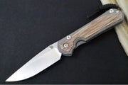 Chris Reeve Large Sebenza 31 Polished - Drop Point Blade / CPM-Magnacut Steel / Natural Micarta Inlay L31-1240 - Northwest Knives