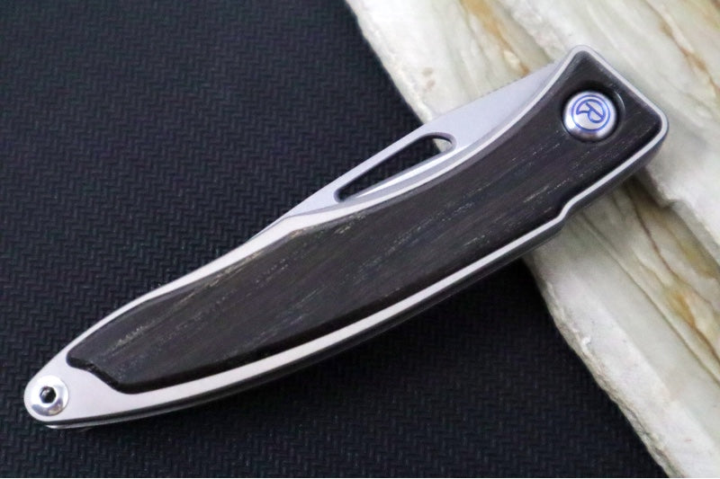 Chris Reeve Mnandi Gentleman's Knife - Bog Oak - CPM-Magnacut Blade (A6) MNA-1000