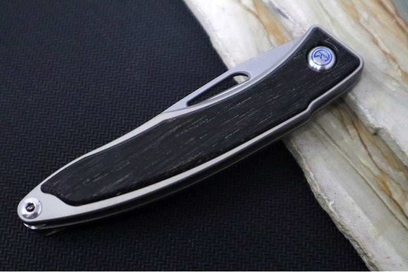 Chris Reeve Mnandi Gentleman's Knife - Bog Oak - CPM-Magnacut Blade (A5) MNA-1000