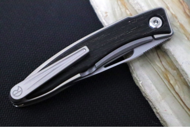 Chris Reeve Mnandi Gentleman's Knife - Bog Oak - CPM-Magnacut Blade (A5) MNA-1000