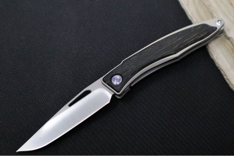 Chris Reeve Mnandi Gentleman's Knife - Bog Oak - CPM-Magnacut Blade (A3) MNA-1000