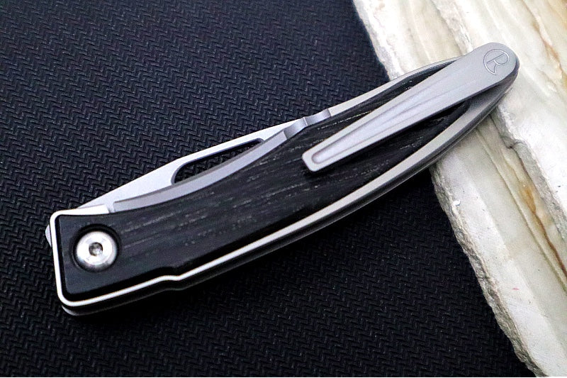 Chris Reeve Mnandi Gentleman's Knife - Bog Oak - CPM-Magnacut Blade (A3) MNA-1000