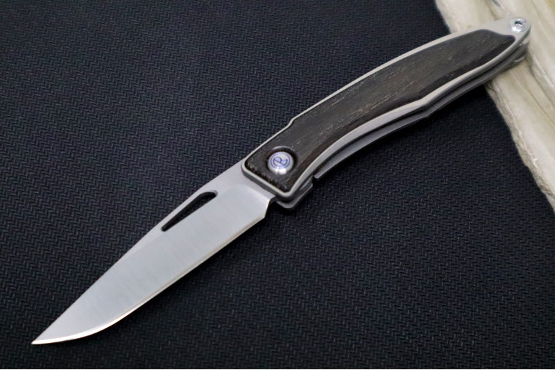 Chris Reeve Mnandi Gentleman's Knife - Bog Oak - CPM-Magnacut Blade (A2) MNA-1000