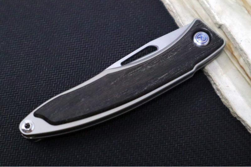 Chris Reeve Mnandi Gentleman's Knife - Bog Oak - CPM-Magnacut Blade (A2) MNA-1000