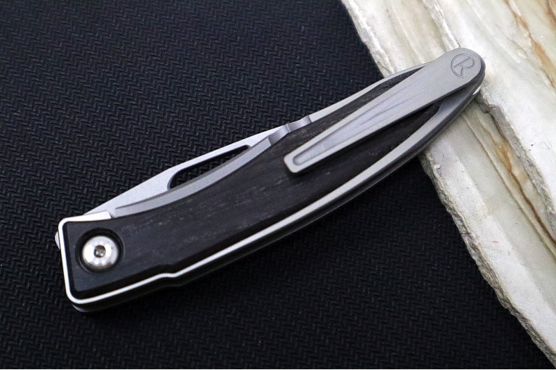 Chris Reeve Mnandi Gentleman's Knife - Bog Oak - CPM-Magnacut Blade (A2) MNA-1000