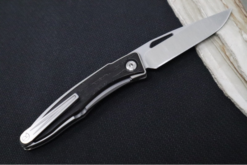 Chris Reeve Mnandi Gentleman's Knife - Bog Oak - CPM-Magnacut Blade (A1) MNA-1000