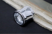 HORL Magnifier - 3.5x Magnifying Lens - Bright Chrome Plated Brass Body LUPE-P - Northwest Knives
