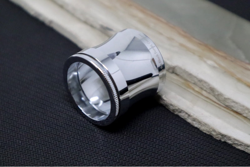 HORL Magnifier - 3.5x Magnifying Lens - Bright Chrome Plated Brass Body LUPE-P - Northwest Knives
