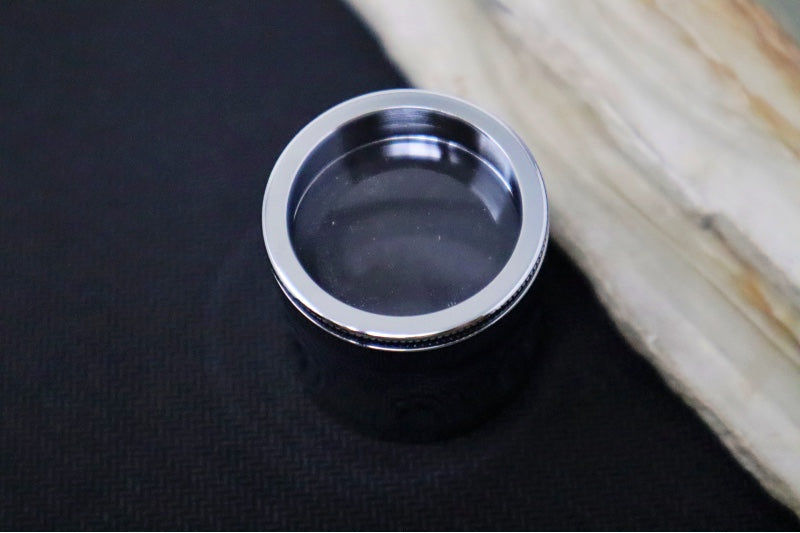 HORL Magnifier - 3.5x Magnifying Lens - Bright Chrome Plated Brass Body LUPE-P