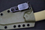 Schwarz Designs Overland X - OD Green G-10 Handle / Magnacut Blade / Black Cerakote Finish / OD Green Kydex Sheath - Northwest Knives