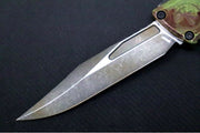 Microtech Combat Troodon OTF Gen III Outbreak - Darkwash Finish / Bowie Blade / Outbreak Cerakoted Aluminum Handle - 1146-1OBDS - Northwest Knives