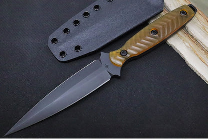 Toor Knives Specter - Black KG Gunkote Finished Blade / CPM-3V Steel / Ultem Handle / Kydex Sheath 850049642293