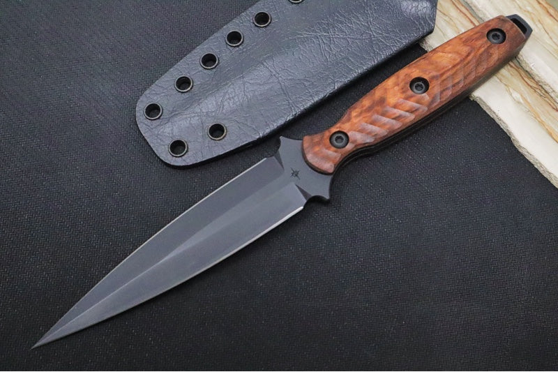 Toor Knives Specter - Black KG Gunkote Finished Blade / CPM-3V Steel / Granadillo Handle / Kydex Sheath 850049642309