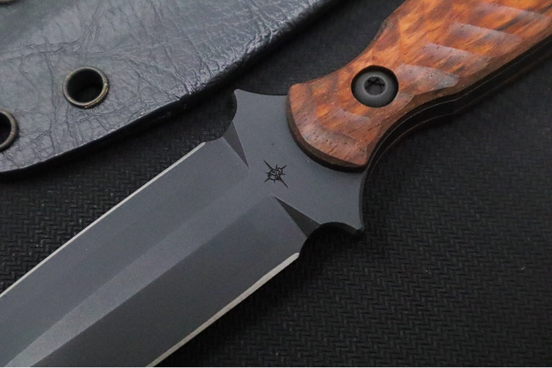 Toor Knives Specter - Black KG Gunkote Finished Blade / CPM-3V Steel / Granadillo Handle / Kydex Sheath 850049642309