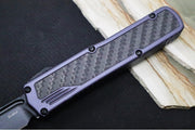 Guardian Tactical Scout OTF - Gray Anodized Aluminum & Black Carbon Fiber Handle / Black Clip Point Blade 142111 - Northwest Knives