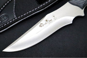 Muela Knives Typhoon-15W Fixed Blade - Black & Grey Micarta Handle / Satin 440 Stainless Blade / Black Cordura Sheath - Northwest Knives