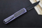 Guardian Tactical Scout OTF - Gray Anodized Aluminum & Black Carbon Fiber Handle / Black Clip Point Blade 142111 - Northwest Knives