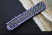 Guardian Tactical Scout OTF - Gray Anodized Aluminum & Black Carbon Fiber Handle / Stonewashed Clip Point Blade 142512 - Northwest Knives