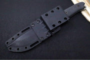 Reiff Knives Vicon Fixed Blade - Black Canvas Micarta Handle / CPM-Magnacut Steel / Stonewashed Clip Point Blade / Black Kydex Sheath - Northwest Knives
