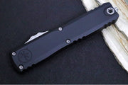 Microtech Ultratech ZBP (Zero Blade Play) OTF Signature Series - Apocalyptic Finish / Hellhound Blade / Black Anodized Aluminum Handle 1119-10APS - Northwest Knives