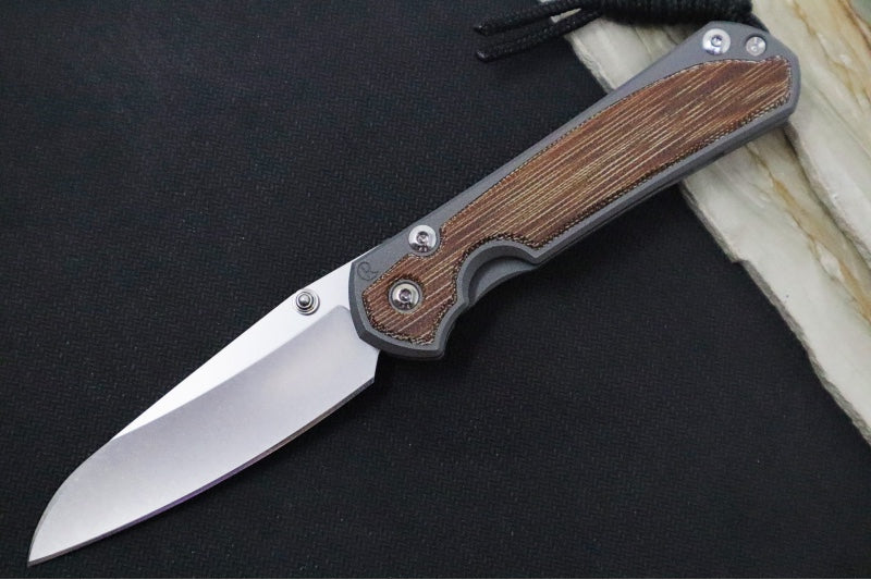 Chris Reeve Knives Small Sebenza 31 - Insingo / Natural Canvas Micarta Inlay / Magnacut Steel S31-1222 - Northwest Knives