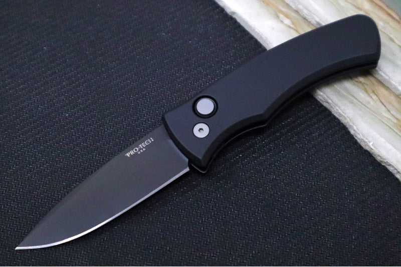 Pro Tech Duke 2 Auto - Black Blade/ CPM-Magnacut Steel / Black Anodized Aluminum Handle DUKE2103 - Northwest Knives