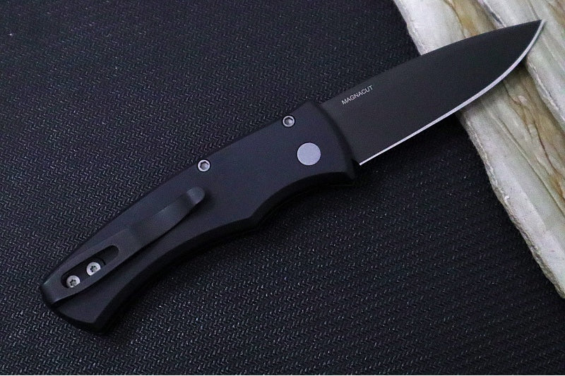 Pro Tech Duke 2 Auto - Black Blade/ CPM-Magnacut Steel / Black Anodized Aluminum Handle DUKE2103