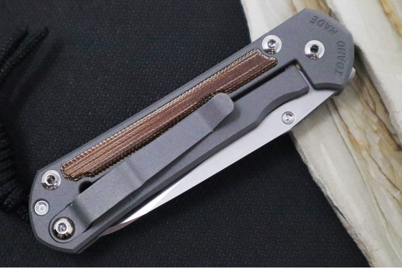 Chris Reeve Knives Small Sebenza 31 - Insingo / Natural Canvas Micarta Inlay / Magnacut Steel S31-1222 - Northwest Knives