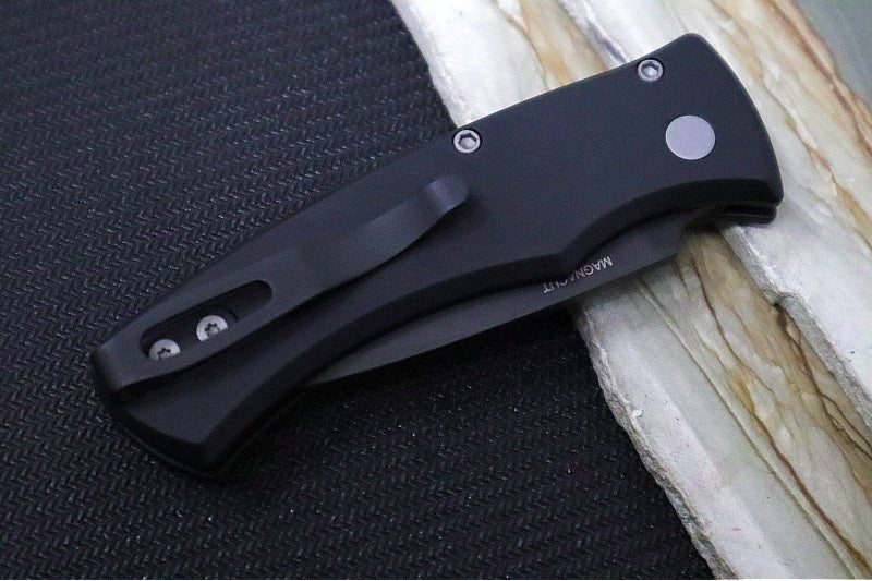 Pro Tech Duke 2 Auto - Black Blade/ CPM-Magnacut Steel / Black Anodized Aluminum Handle DUKE2103 - Northwest Knives